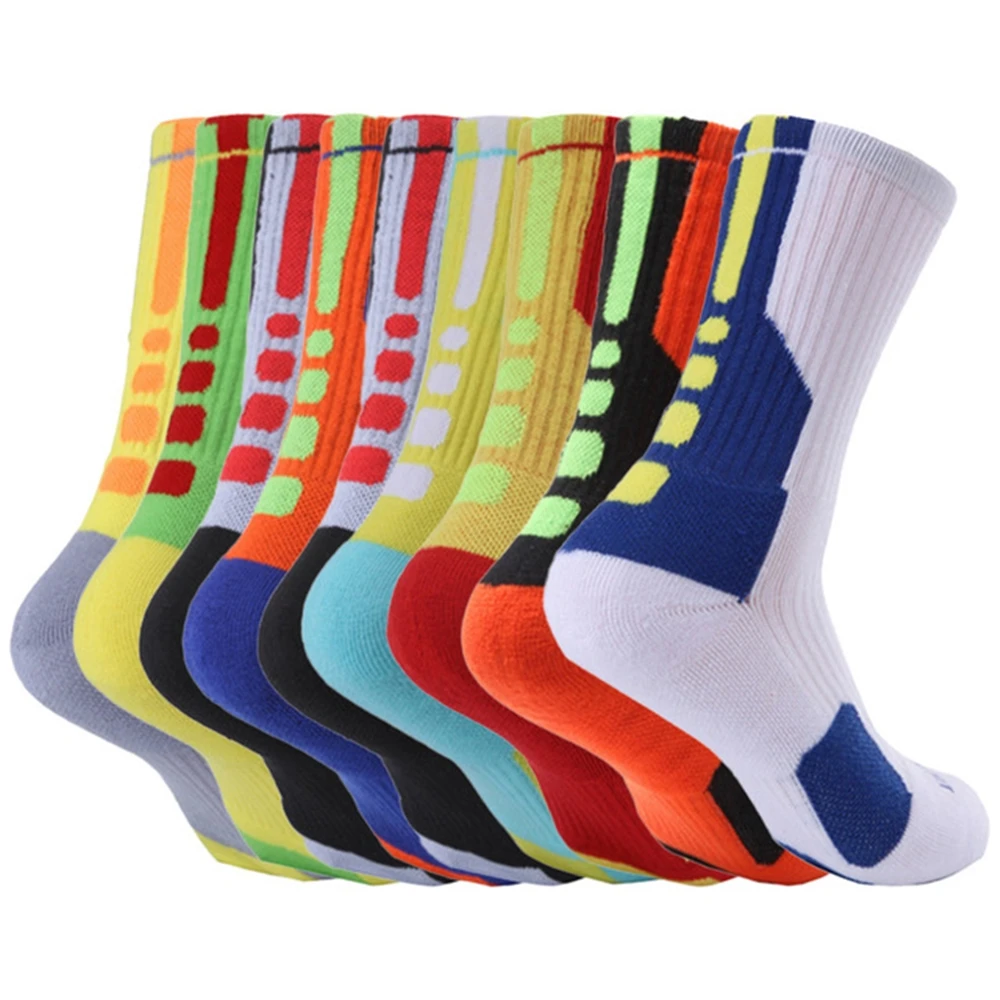 

Professional Thickened Towel-bottom Basketball Socks Anti-skid Sports Socks Sweat-absorbing Wear Running Cycling Elite Socks