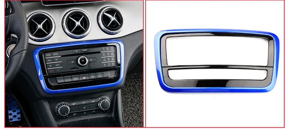 Для mercedes cla w117 mercedes cla amg mercedes gla x156 amg cla 200 аксессуары benz cla 250 gla amg CD панель управления отделка
