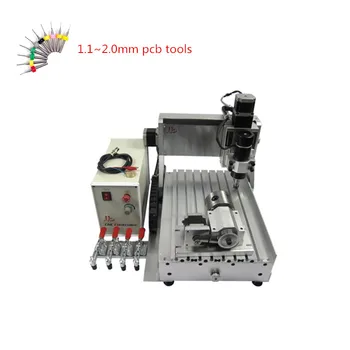 

CNC milling machine 30*20cm working size 3 axis 4 axis cnc router engraving machine with USB Port or parallel port