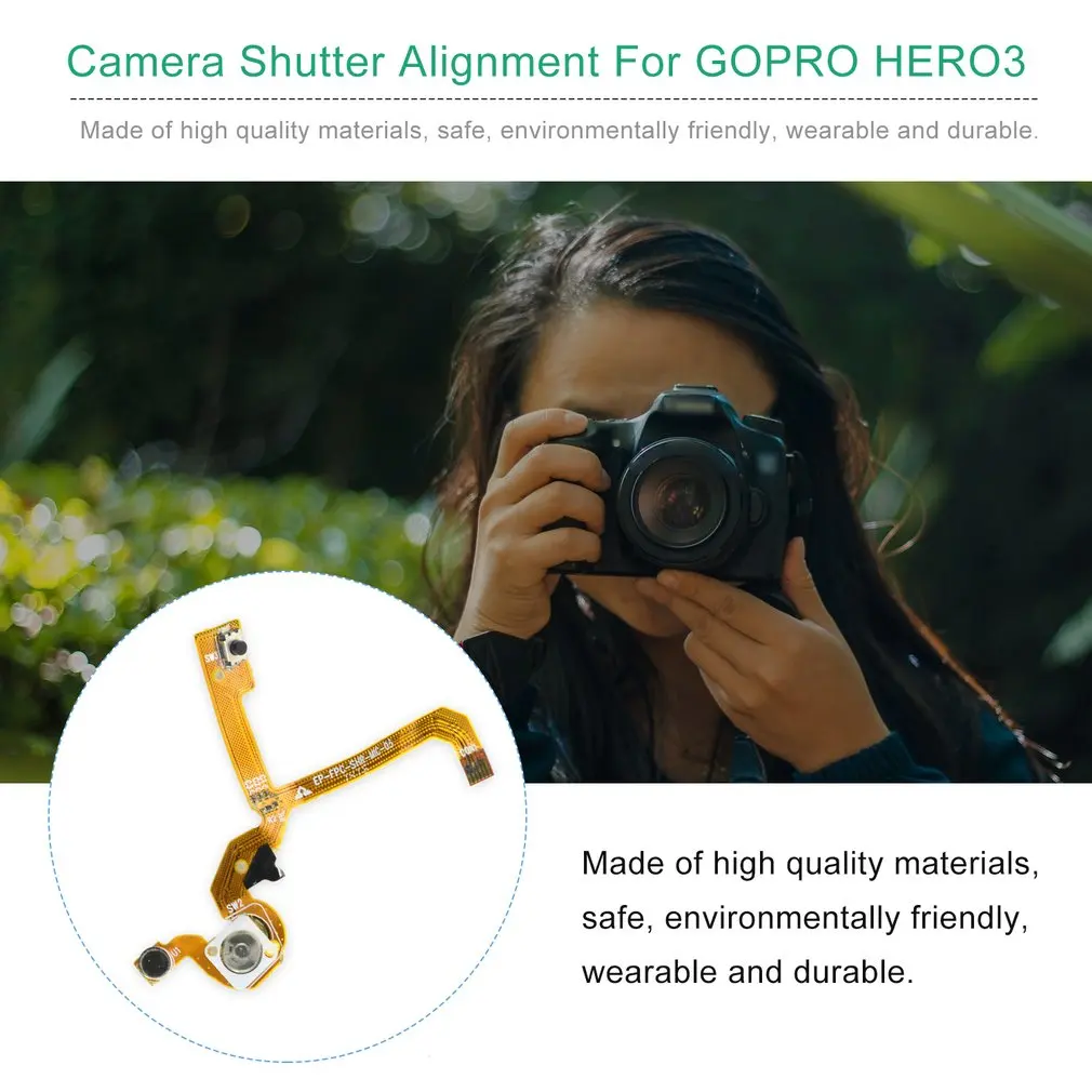 100% original NEW for GOPRO hero 3+ HERO 3+ gopro3+Silver Black microphone flat cable shutter flex cable GOPRO cable repair