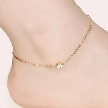 

Ankle bracelet anklets for women 20pcs jewelry rose gold jewellery beach accessories foot bulk items wholesale fast shipping usa