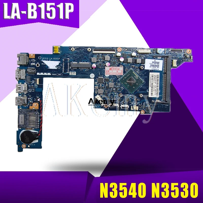 

789089-501 789089-001 Free Shipping ZPT10 LA-B151P Laptop Motherboard for HP x360 310 G1 11-N motherboard 100% Test N3540 N3530