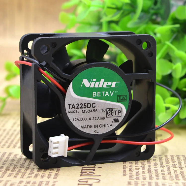 TA225DC M33455-16 12V 0.22A 60*60*25 защиты электродвигателя Вентилятор охлаждения