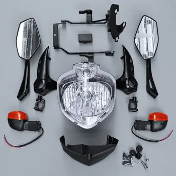 

For Yamaha FZ6-N FZ6N FZ6S 2007-2010 07 08 09 Motorcycle Motorbike Front Head Light Lamp Headlight Headlamp Housing Assembly Kit