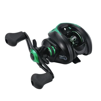 

Gear Ratio 9.1:1 Baitcasting Fishing Reel Fastest Baitcaster Reels Magnetic Brake System Fishing Reel 8KG Max Drag 19+1 BBs