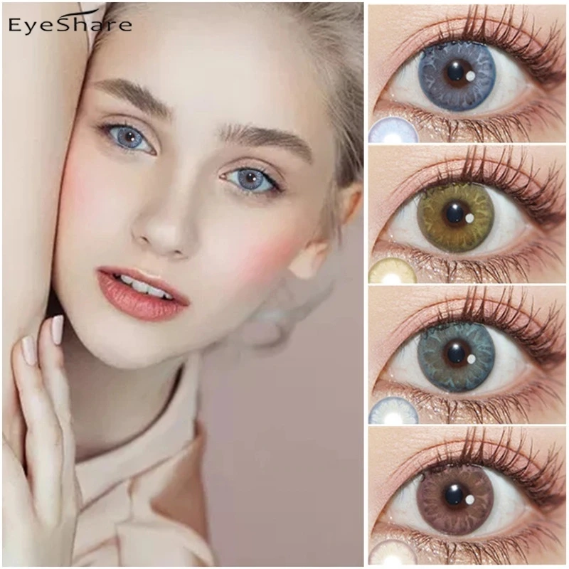 EYESHARE 2 шт./1 пара драгоценных камней серии Контактные линзы Цветной контактные