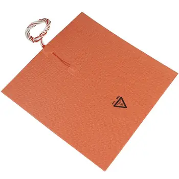 

235*235mm 24V 200W Silicone Rubber Heating Pad For 3D Printer Heating Bed DXAC