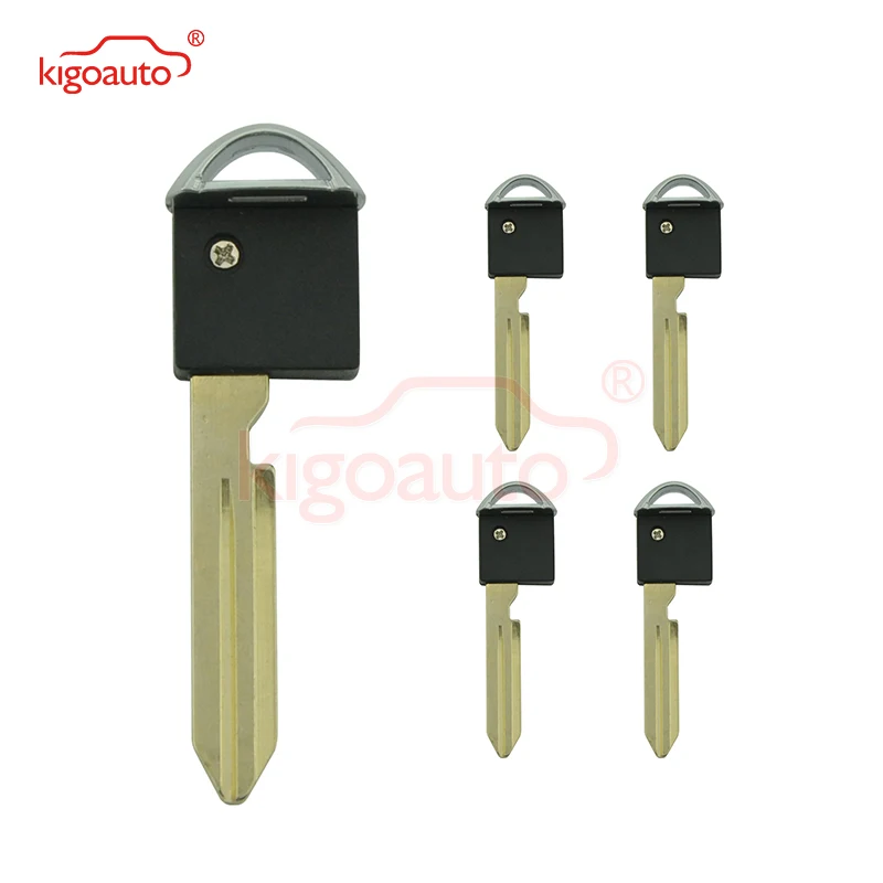 

Kigoauto 5pcs Smart key blade NSN14 CWTWBU729 for NISSAN Versa Armada 2009 2010 2011 Prox key insert