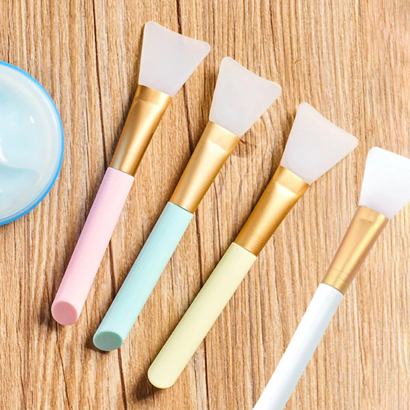 

1pc Mask Brushes Multi-Function Soft Hair Wooden Handle Foundation Brush Face Mud Mixing Brush Cosmetic Make up Brushes Tools