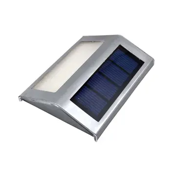 

Waterproof 2 LED Solar Powered Wall Lamp Outdoor Garden Pathway Street Stairs Lighting IP55 Security Light White/ Warm White