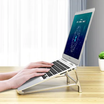 

Laptop Stand Aluminum Alloy Desktop Support Cooling Base Holder Multi-function Non-shake Bracket