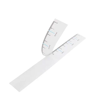 

100PCS Tattoo Supply Disposable Eyebrow Ruler Sticker Microblading Accessories Measure Tool Eyebrow Stencil for Permanent Makeup