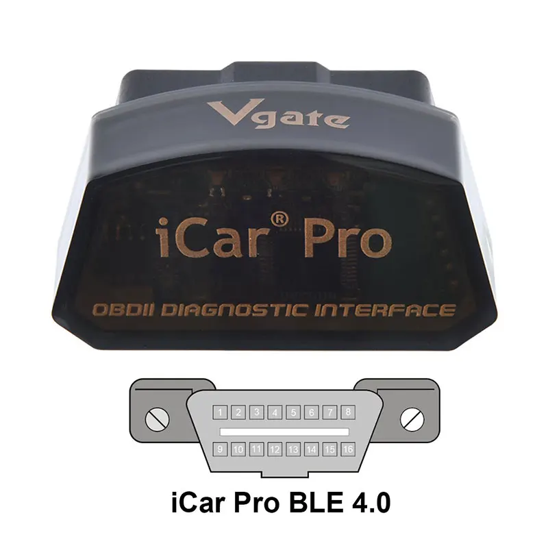 Vehemo Универсальный Icar Pro Obd сканер для мини-адаптера Bluetooth 4,0 ELM327 автомобиля код ошибки ридер Obd2 OBD2 сканер