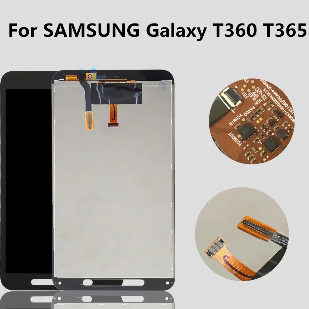

Original For SAMSUNG Galaxy T360 T365 LCD Touch Screen Digitizer For Samsung Galaxy Tab Active SM-T365 T360 T365 LCD With Frame