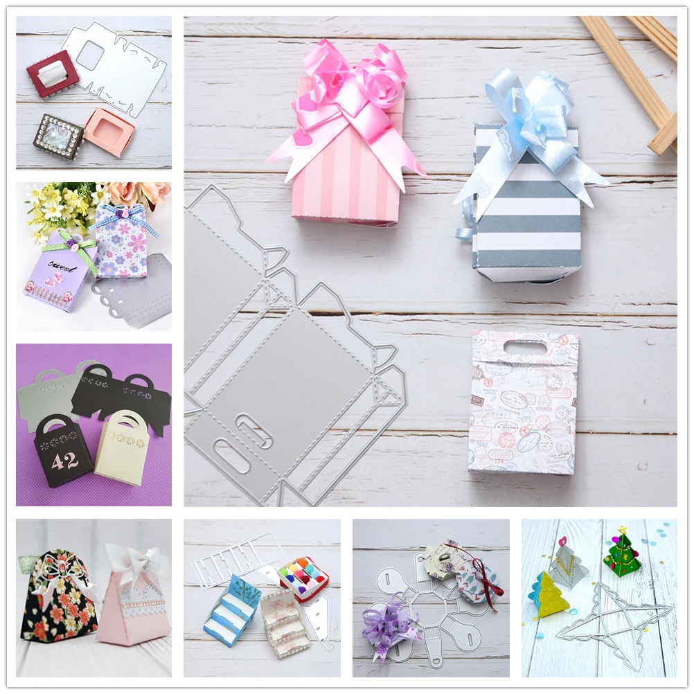 ORIGACH Boîte De Cercueil D'Halloween Métal Matrices De Découpe Modèle Moule Pour DIY Album De Scrapbooking Papier Carte Craft