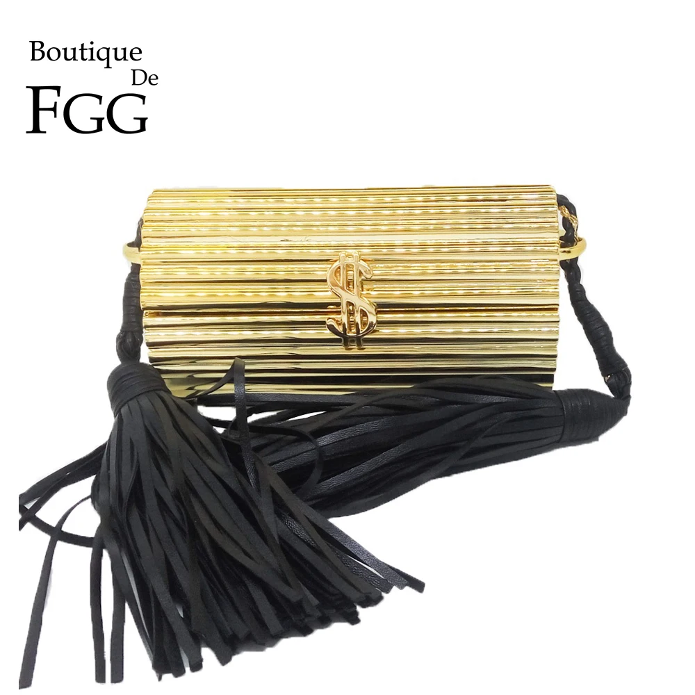 Boutique De FGG черные сумки через плечо с кисточками для женщин 2020 высококачественные