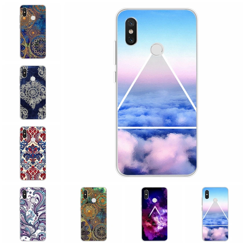 Case for Xiaomi Redmi Note 3 5 6 Pro Remi 4A 5A 6A 4X Silicone Phone Cover Dream Grid Pattern TPU E000 |
