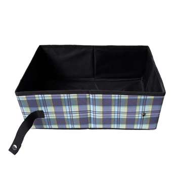 

Pet New Products Outdoor Folding Waterproof Litter Box Cat Toilet Oxford Cloth