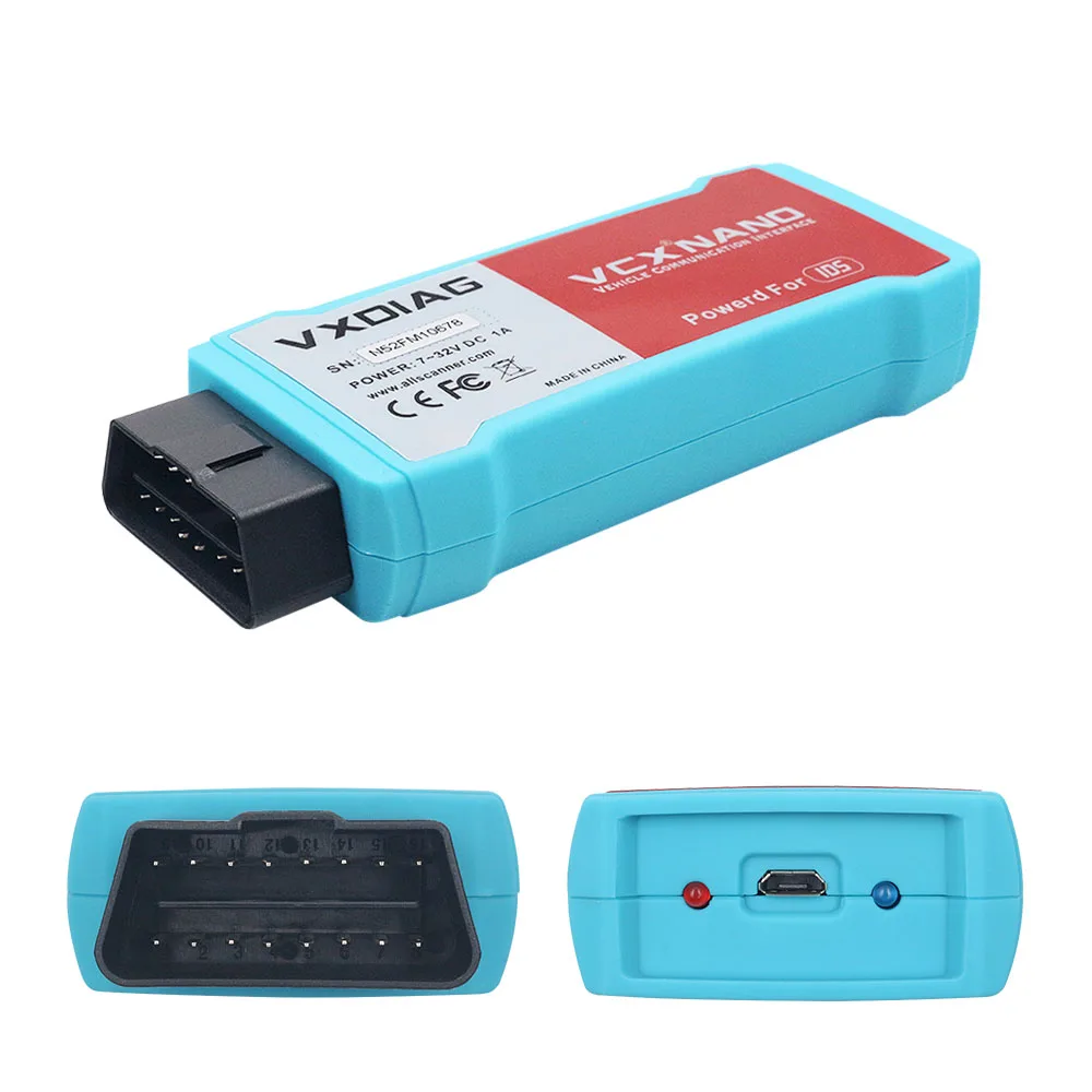 Автомобильный диагностический прибор 2 в 1 VXDIAG VCX NANO для Ford USB/WIFI OBD2 Mazda IDS V112 V115 OBDII