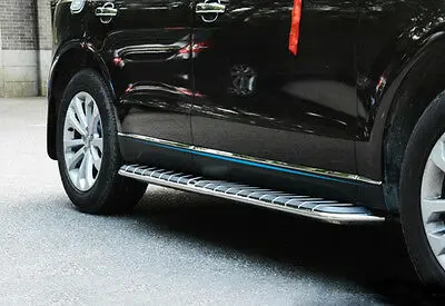 6 шт. нержавеющая сталь Боковая Дверь Корпус формовочная крышка автомобильные аксессуары модификация автомобиля Накладка для Audi Q5 2009