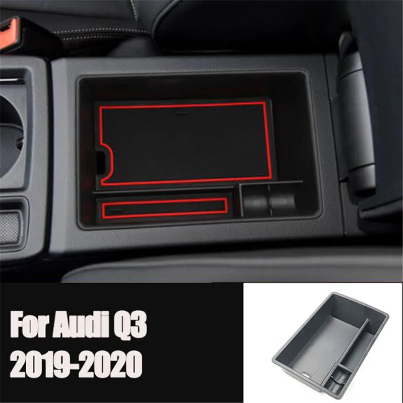 Car Accessories Central Armrest Storage Box For Audi Q3 8u Q3 F3 2012