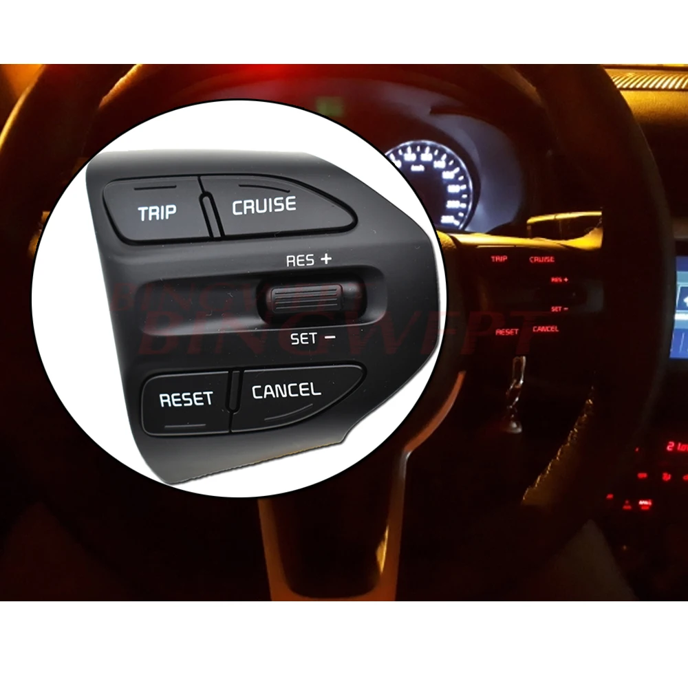 Кнопка рулевого колеса для KIA K2 RIO RIO X кнопки линии Bluetooth телефон круиз контроль громкости