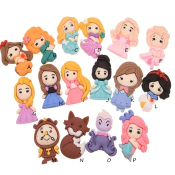 

160PCS Boutique Flatback Cute Figurine Girls Hair Accessories for Hair Bow No Hairclip Home decoration Crafts Headwraps