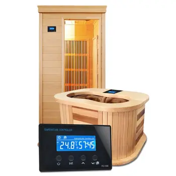 

Digital Thermostat 220V 10A LCD Temperature Controller Timer 0~110℃ with NTC Sensor for Sauna Foot Bath Stream Room
