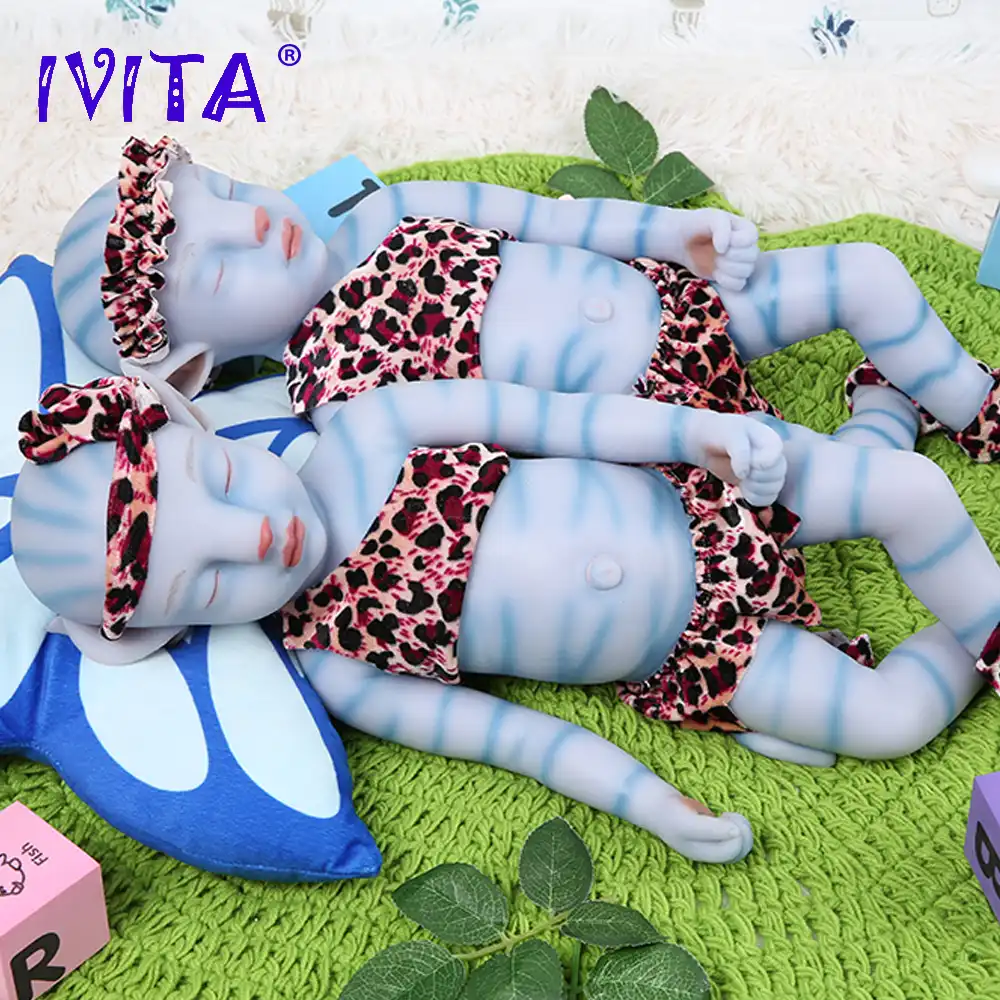 Ivita Wg1806rh 51cm 2900g Volledige Siliconen Reborn Baby Poppen Levensechte Zachte Pasgeboren Baby Ogen Gesloten Slapen Film Speelgoed Voor Kinderen Aliexpress