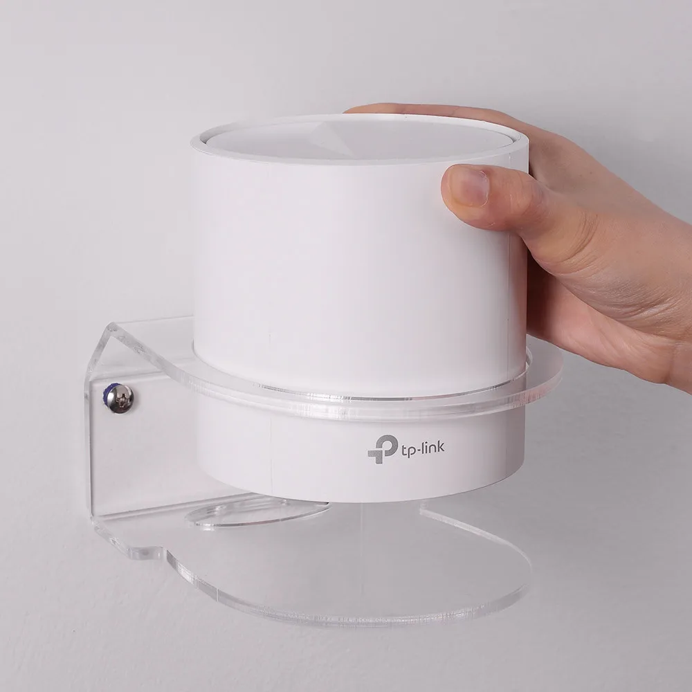 Suporte de Parede para Tp-link Suporte de Acrílico Deco Wifi 6 Malha Sistema X60 W3600 Casa Roteador Wi-fi Prateleira X20 - X25 - Image 5
