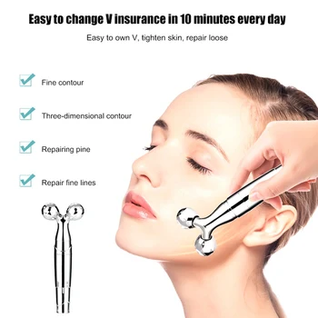 

Roller Beauty Machine High-frequency Vibration Massager Y Shape Ball Massager Face Lift Tools Face Massage Device W