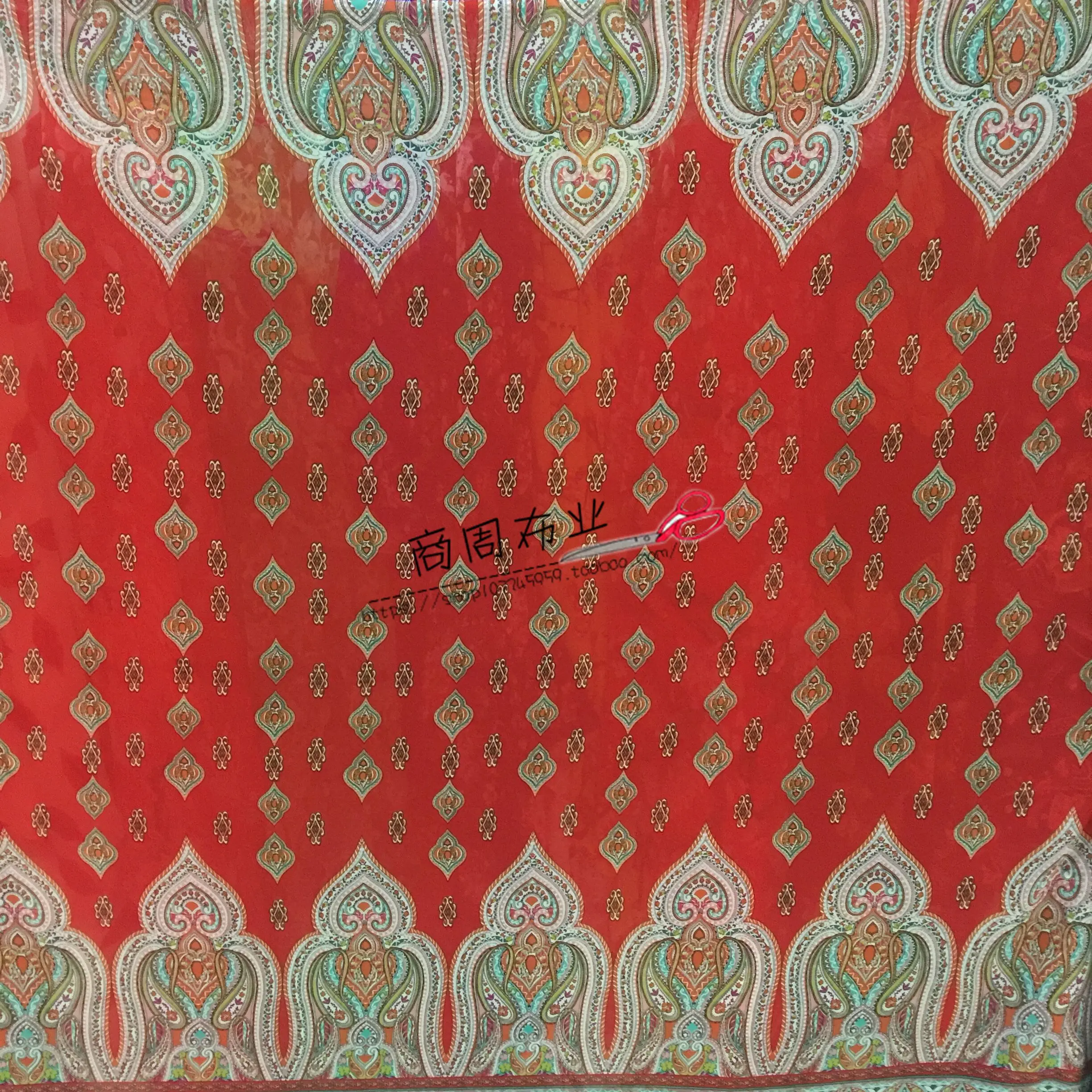 Tecidos шелковая ткань позиционирования шифон S с национальным ветром печати жоржет печатных богемный сценическое платье ткани