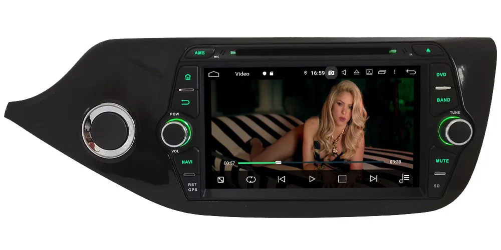 Klyde ips 4G Android 9,0 Восьмиядерный 4 Гб ОЗУ 64 Гб ПЗУ DSP BT автомобильный DVD мультимедийный плеер радио gps ГЛОНАСС для Kia Ceed 2012