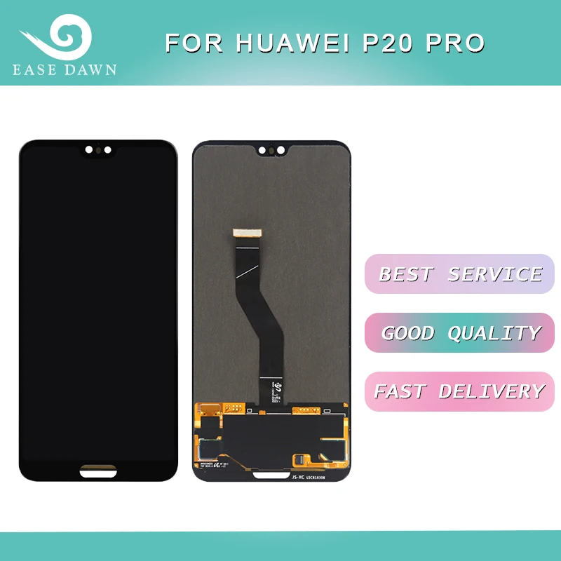 Для huawei P20 PRO ЖК ips дисплей ЖК-экран+ сенсорная панель дигитайзер сборка для huawei дисплей
