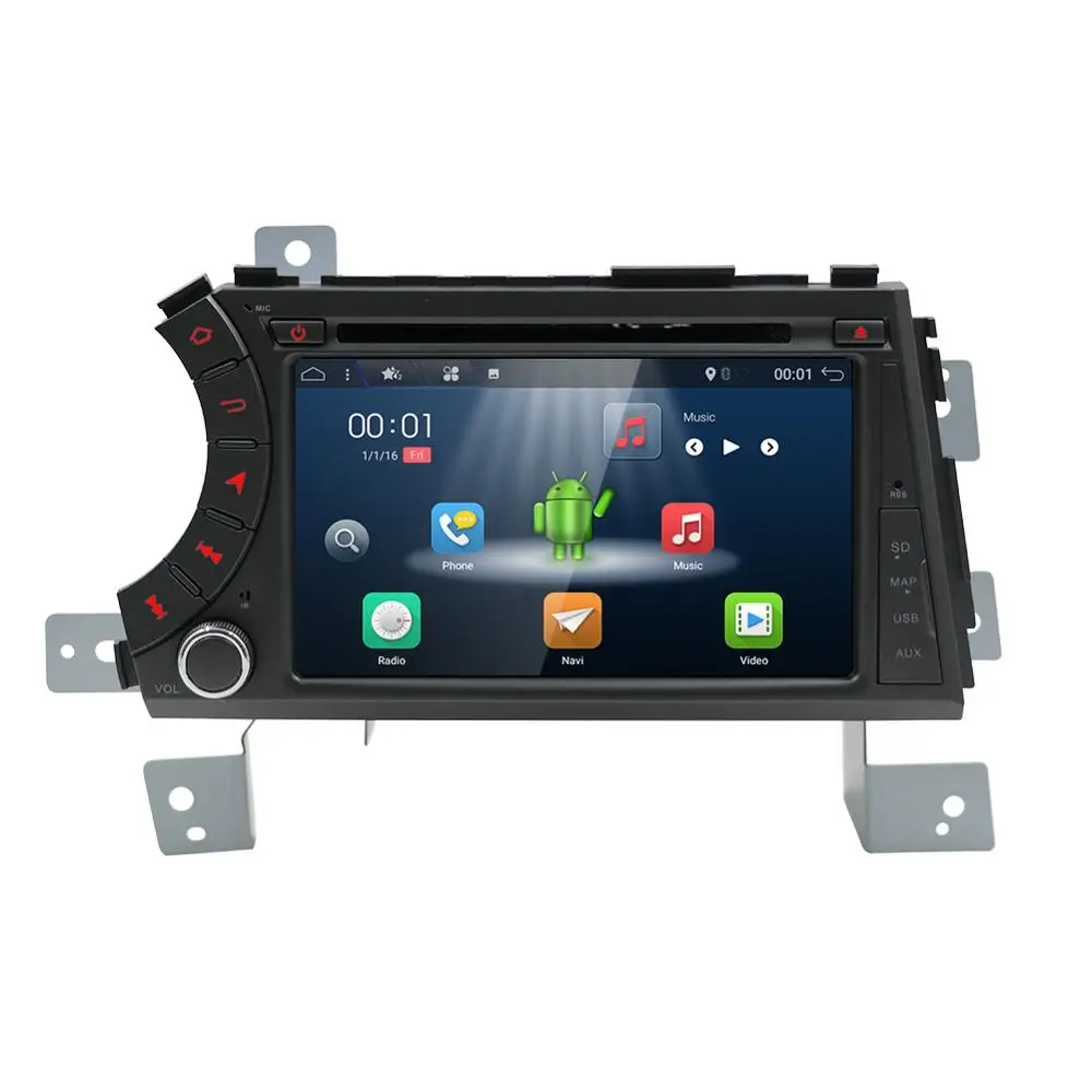 Bosion 2G+ 32G автомобильный мультимедийный плеер 2 Din Android 9,0 Octa 8 core автомобильный DVD для SsangYong Kyron/Actyon/Tradie/Koran 2005-2013 SWC