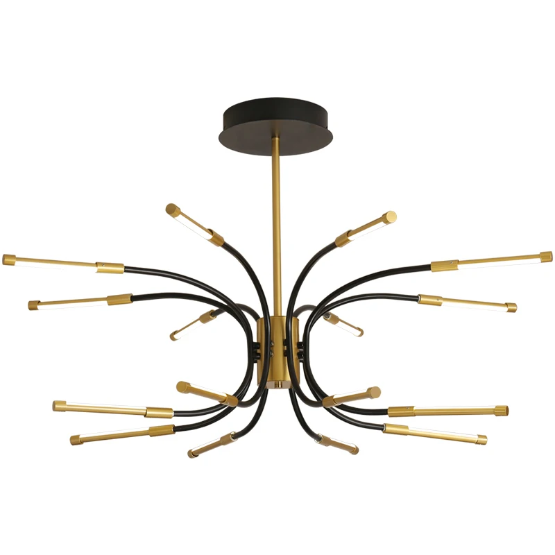 

Светодиодная люстра с силиконовым абажуром, современный индивидуальный дизайн, потолочные светильники для фойе, спальни, ресторана