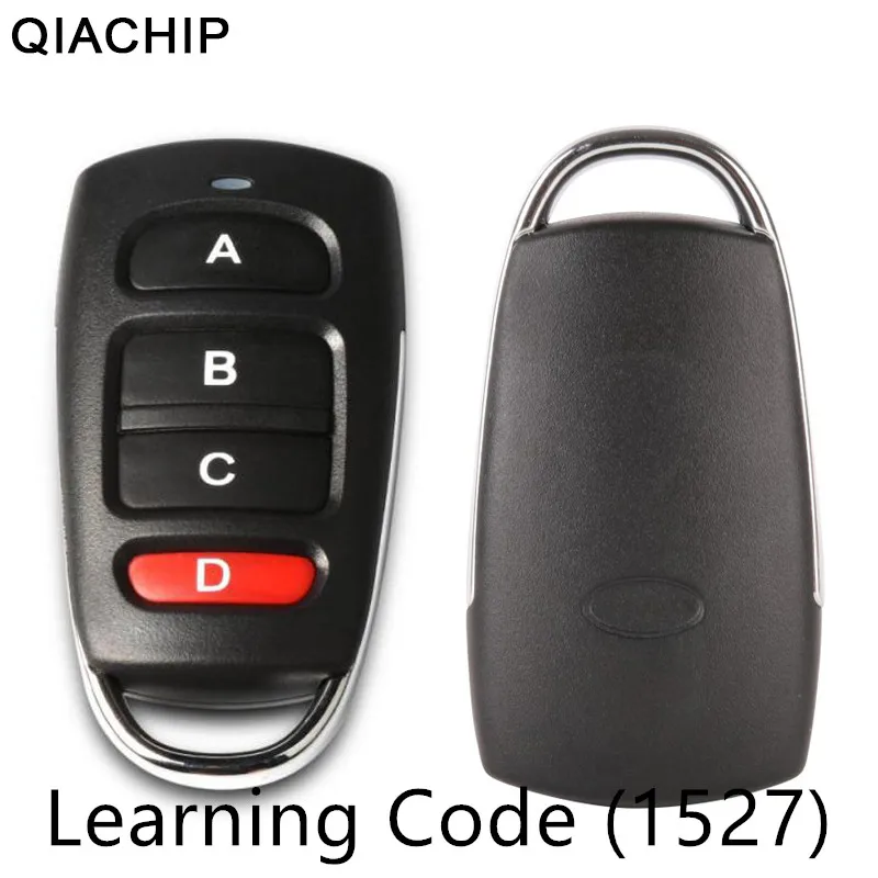 QIACHIP 433 МГц DC 12 В 4-кнопочный обучающий радиочастотный передатчик переключатель