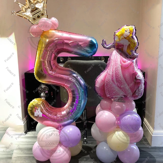 9 globos de princesa de Disney para niños  