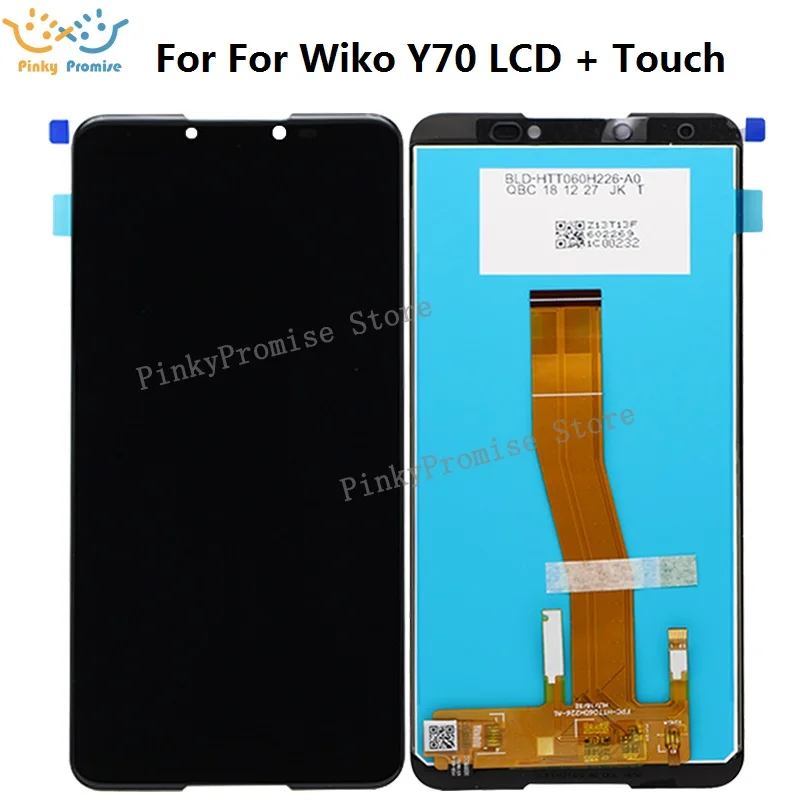 ЖК-дисплей и сенсорный экран в сборе для Wiko Y70 Y80 полный ЖК-экран стеклянная панель
