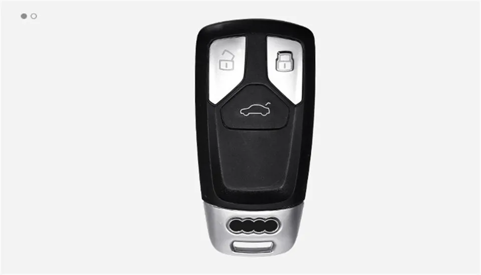 Custodia/cover per Chiave/telecomando in lega di zinco per Audi A6 A5 Q7 S4 S5 A4 B9 Q7 A4L 4m TT TTS RS 8S 2016 2017 2018 accessori - H0e5de383eba94e14bcbdd9e948acd840l
