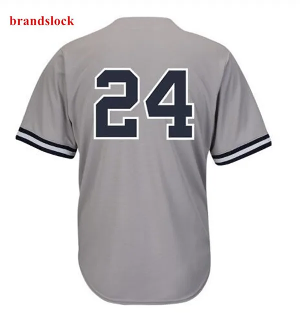 Нью-Йорк 99 Judge 24 Sanchez Джерси мужские бейсбольные майки белый серый