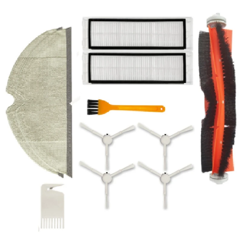 18Pcs Vacuum Cleaner Filter Side Brush Parts For Xiaomi Roborock MI S50 S51 S55 