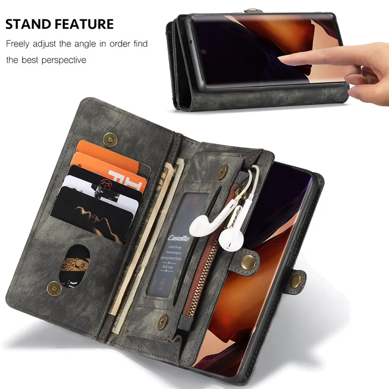 Кожаный чехол для телефона Samsung Galaxy Note 8 9 10 20 Ultra S20 S10 S9 S8 Plus A21S A51 A71 A40 A50 A70|leather wallet