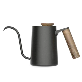 

BEAU-350Ml Fashion Stainless Steel Handle Drip Coffee Pot Long Gooseneck Spout Kettle Cafe Tools