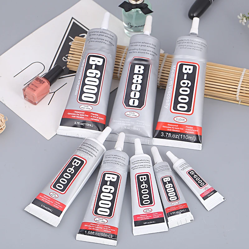 1 pcs B6000 glue Mobile phone touch screen Superglue b-6000 adhesive telephone glass glue repair point diamond jewelry DIY glue