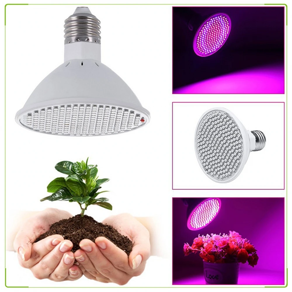 светодиодная лампа полного спектра для растений. фитолампа led grow light. лампа e27 светодиодная 80вт. фито лампы с полным. Led full spectrum 1200w для теплицы.
