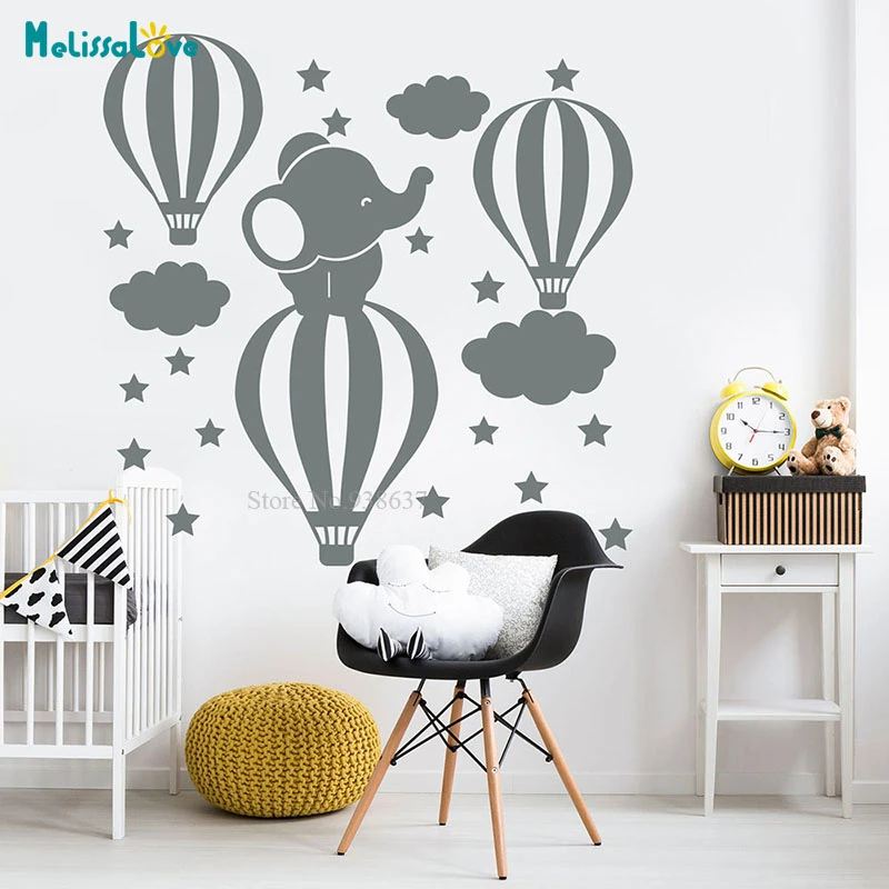 baby elephant theme nursery