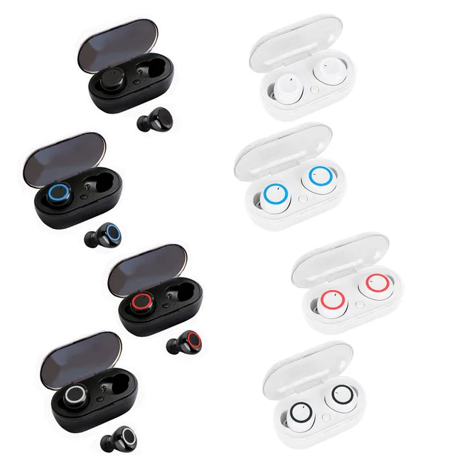 2021 TWS Wireless Bluetooth 5.0 Earphone Touch Control 9D Stereo Headset with Mic Sport Earphones Waterproof Earbuds LED Display 6