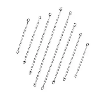 

Stainless Steel Extender Chain, plated, original color, more length for choice, Sold By Lot, 100Strands/Lot