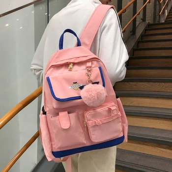 

Large Capacity Backpack for Women 2020 Shoulder Bag Sweet Travel Knapsack School Backpack Teenage Girls Rucksack